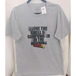 Sportsman Warehouse T-Shirt I Love The Smell Of Gun Powder In The Morning...